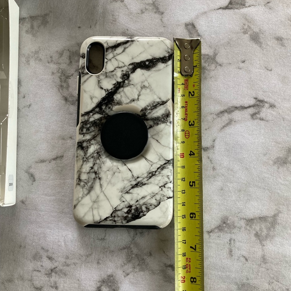 Otter + Pop marble pattern symmetry series case for IPhone Xs Max - Picture 2 of 8